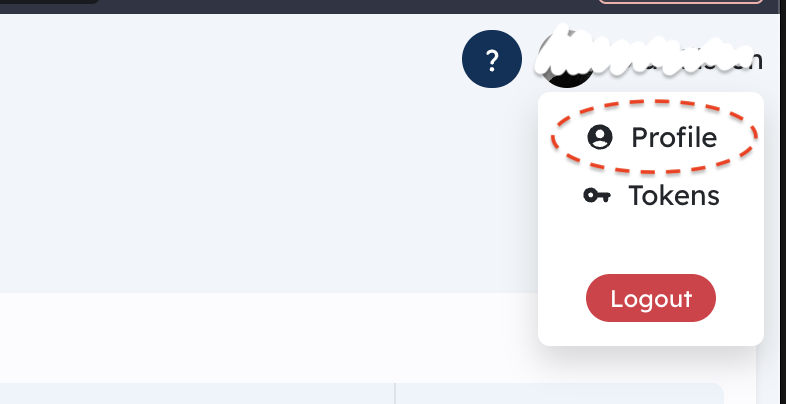 [Image] Profile in dropdown
